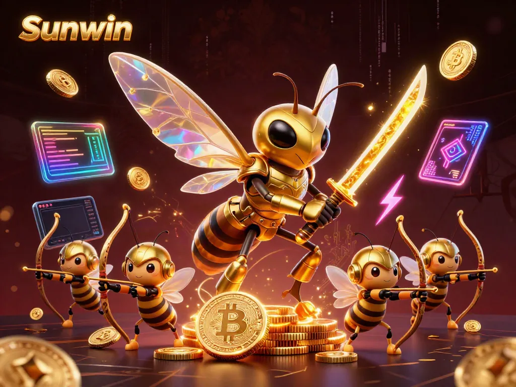 Experience thrilling gameplay at Sunwin featuring vibrant 3D characters and dynamic casino elements.