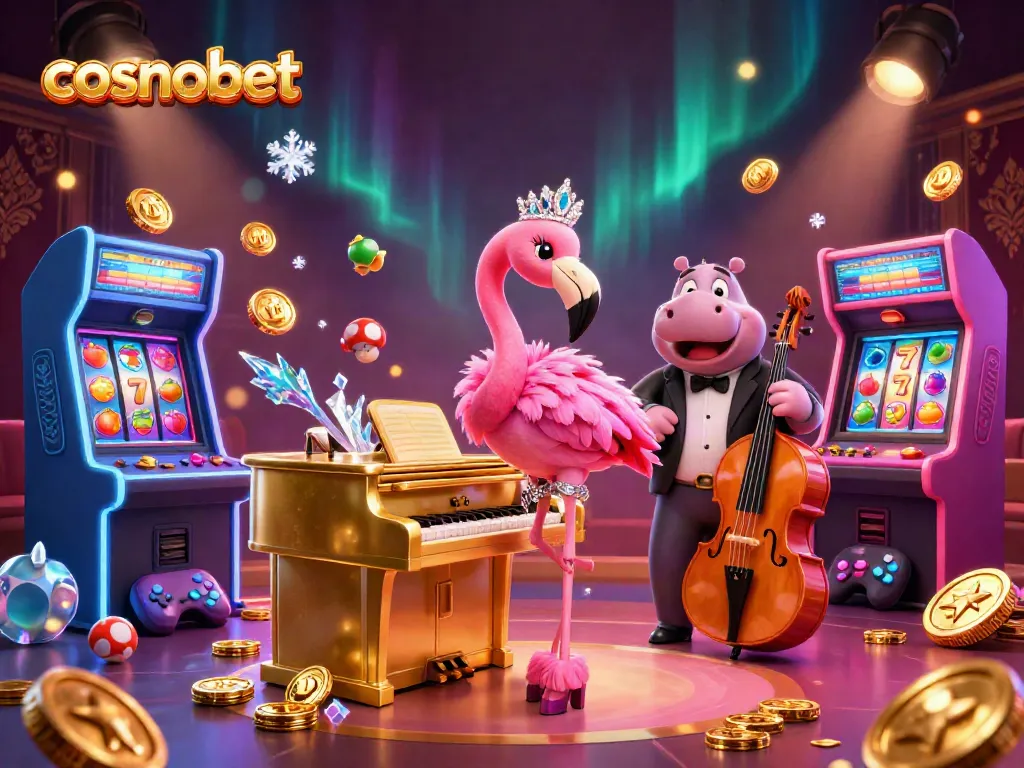 Explore cosmobet casino excitement featuring vibrant characters and gaming elements.