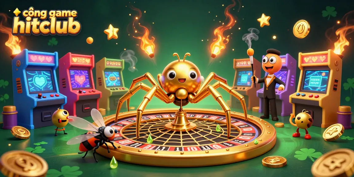 Engage with the thrilling experience of cổng game hitclub featuring vibrant 3D casino elements.